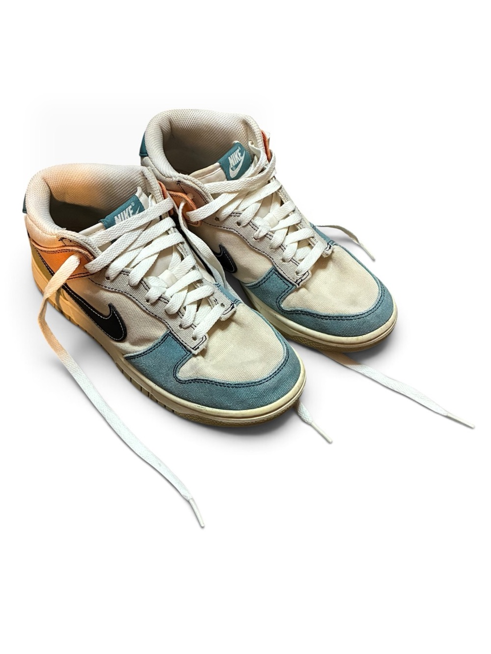 Nike Dunk Mid Pale Ivory Multi-Color DV0830-100 Youth Size 7